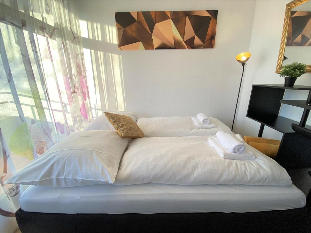 Exclusives Apartment In Bestlage +Netflix +Boxspring Bad Fussing Luaran gambar